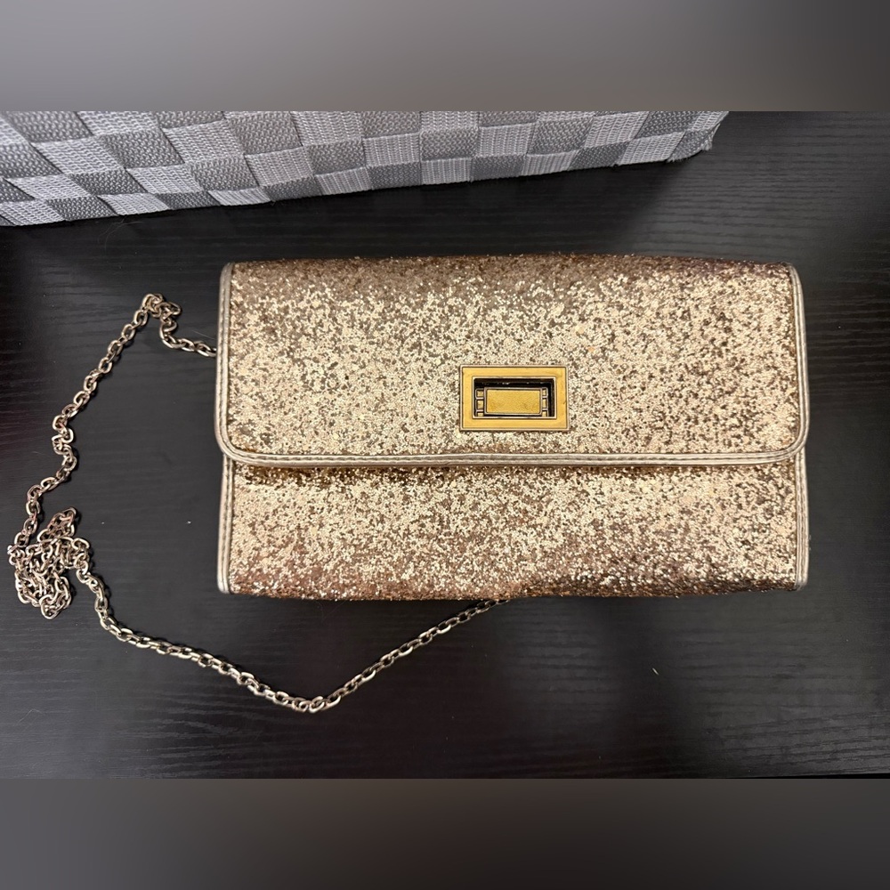 Urban Expressions Sparkling Gold Clutch